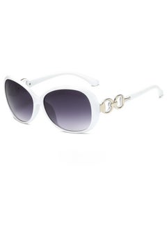 Oversized Frame Sunglasses Women Brand Design Driving Polarized Sunglasses Women's Sun Glasses UV400 Gafas De Sol Mujer-Lenses Color:White-Frame Color:Other