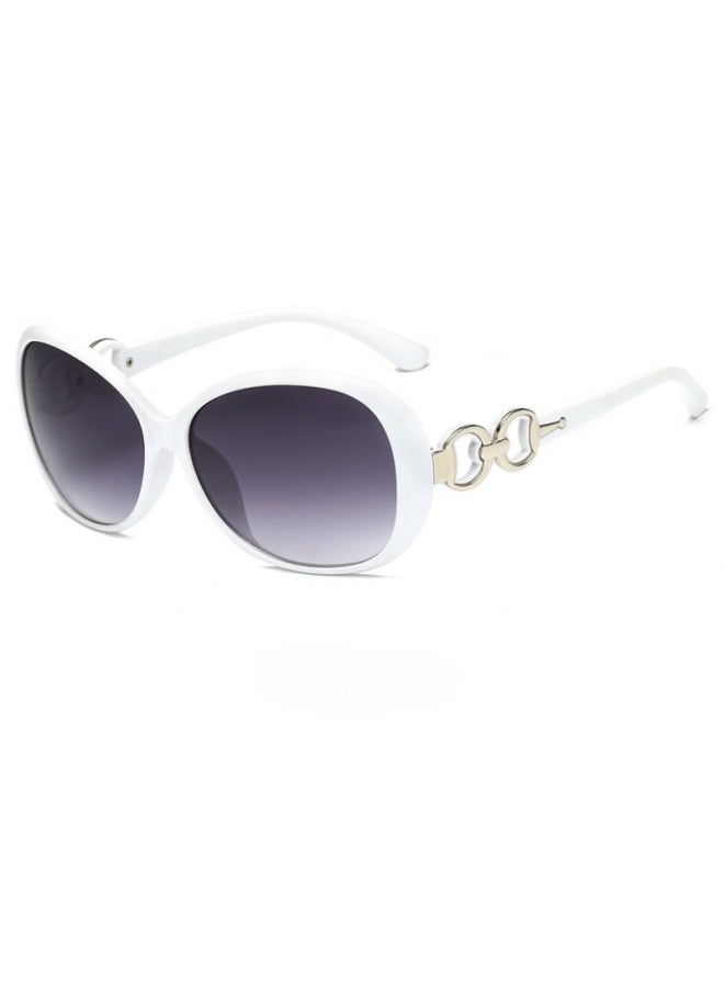 Generic - Oversized Frame Sunglasses Women Brand Design Driving Polarized Sunglasses Women's Sun Glasses UV400 Gafas De Sol Mujer-Lenses Color:White-Frame Color:Other - Image 1