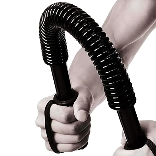 UDKI Power Twister Spring Forearm Bar 40 KG | Upper Body Exercise Heavy-Duty Equipment for Core Strengthening Chest Shoulder Bicep Blaster Arm Builder | Home Gym Workout Flex Bar for Men & Women - Image 1