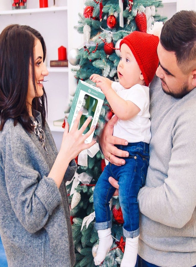 SPERRIC Silicone Baby Spoons for Baby Led Weaning 2-Pack, First Stage Baby Feeding Spoon Set Gum Friendly BPA Lead Phthalate and Plastic Free, Great Gift Set (Light Blue/Cool Gray) - Image 4