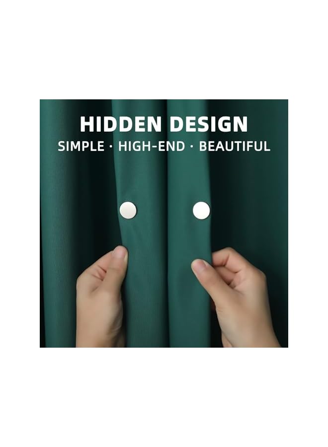 The Bros Magnetic Curtain Closure, Curtain Weights Magnets Clips with Tack, Drapery Magnetic Holder Buckle to Hold Curtains Closed to Prevent from Being Blown Around(10 Pairs)  - Image 2