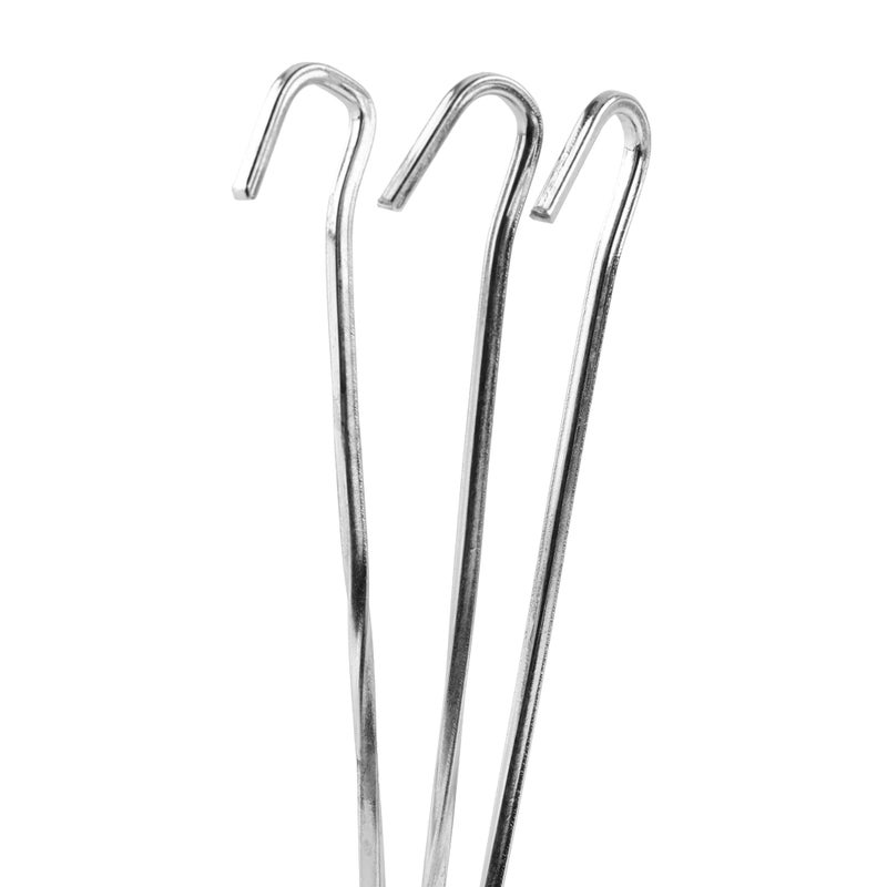 COGHLANS Coghlan's 7-Inch Skewer Pegs 6-Pack â€“ Heavy-Duty Steel Tent Stakes for Securing Tents, Tarps, and Shelters Outdoors â€“ Durable Ground Anchors for Camping, Hiking, and Backpacking Adventures - Image 3