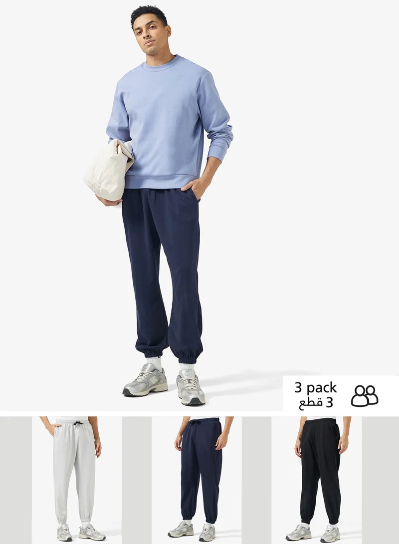 سفنتي فايف بيسيكس Pack of 2 Elastic Hem Joggers
