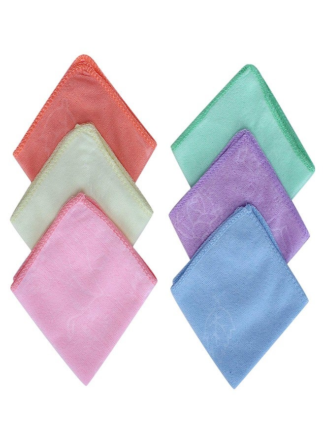 SUPER MARCHE Luxurious Comfort 12-Piece Multicolor Set of 100% Cotton Face Towels for a Gentle, Plush, and Soothing Experience - Image 4