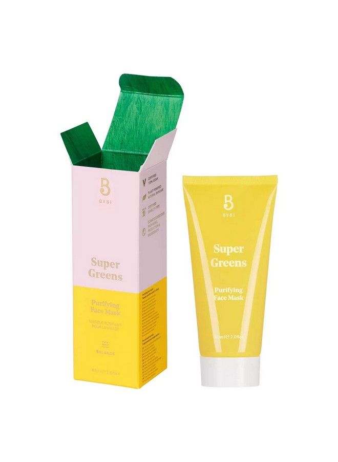 BYBI Super Greens Purifying Face Mask 2 Fl Oz - Image 3