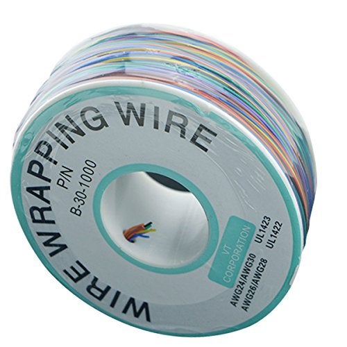 URBEST 305M White PCB Solder PVC Coated Tin Plated Copper Wire Wire-Wrapping 30AWG 105 Celsius Cable Roll (8 Colors) - Image 2