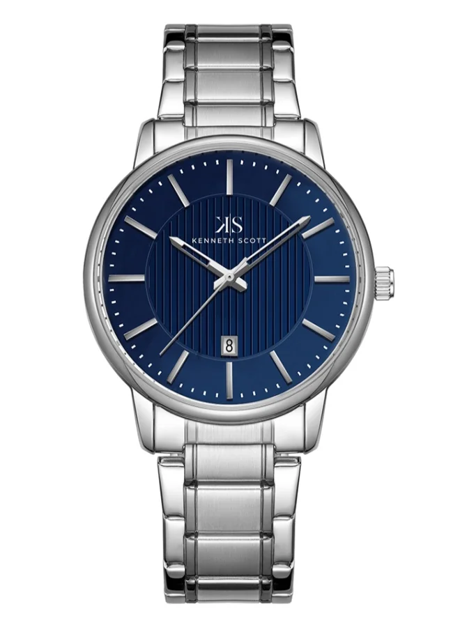 KENNETH SCOTT Stainless Steel Analog Watch K22028-SBSN - 40 mm