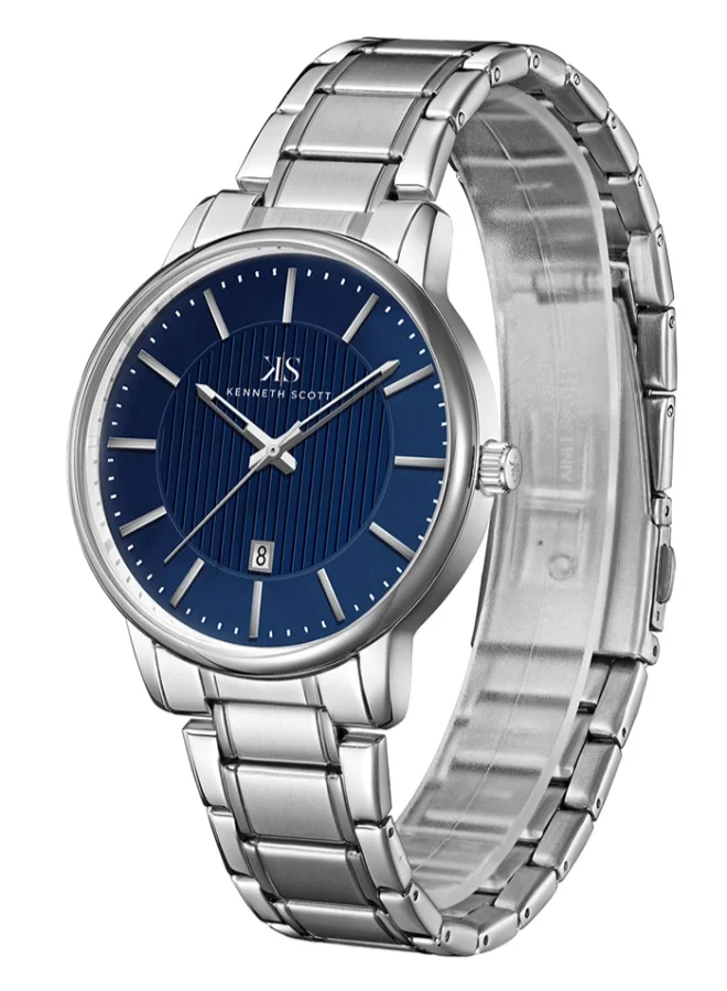 KENNETH SCOTT Stainless Steel Analog Watch K22028-SBSN - 40 mm