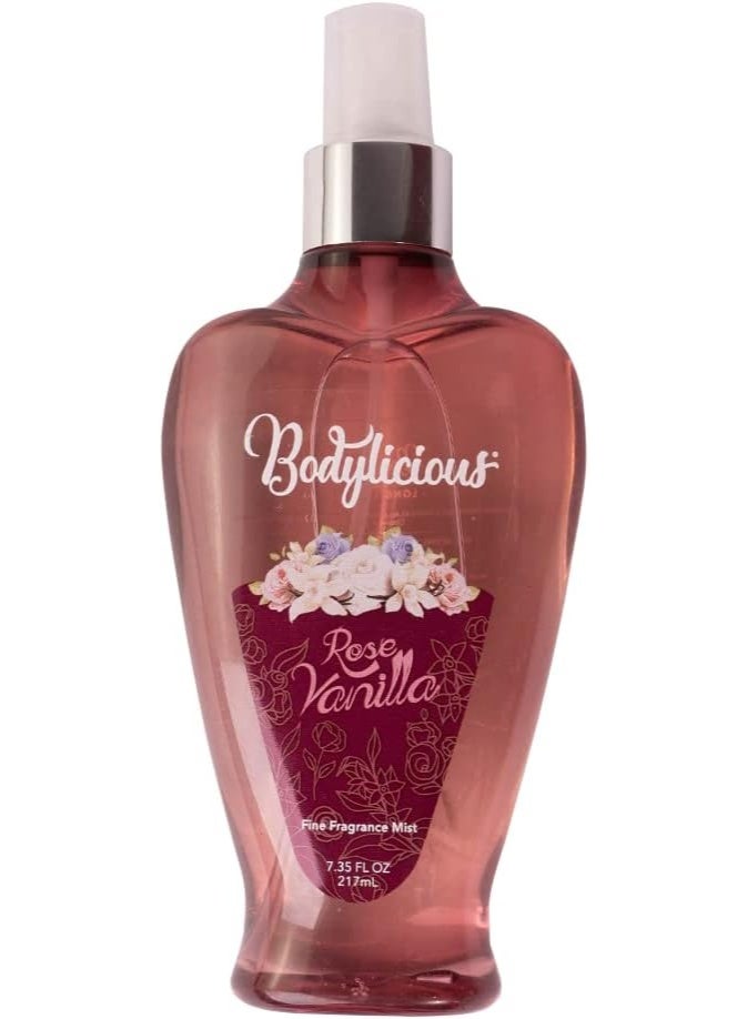 بوديليشوس معطر للجسم برائحة الورد والفانيليا من  للنساء، 217 مل