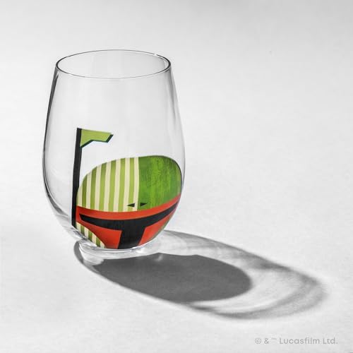 JoyJolt Star Wars™ Helmet Hues Tumblers Stemless Glasses. Set of 4 Large 19oz Glass Drinking Glasses, Wars Kitchen Gifts and, Collectibles for Adults - Image 4