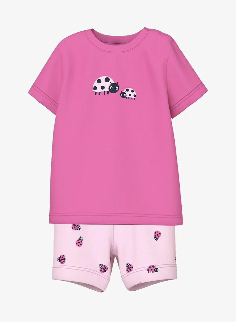 NAME IT Kids Graphic T-Shirt And Shorts Set