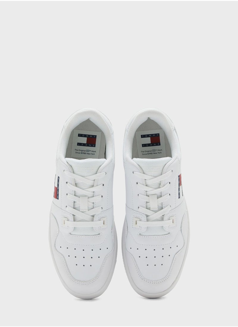 TOMMY JEANS Retro Basket Low Top Sneakers  - Image 4