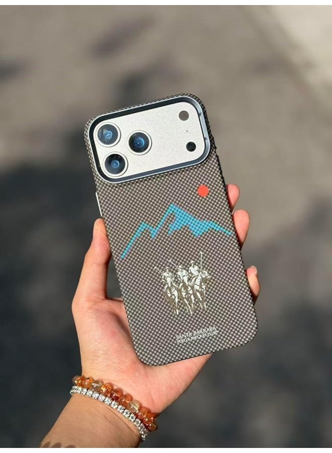 فكرة غطاء FEKRA المغناطيسي فائق النحافة لهاتف iPhone 17 Pro | 18 Pro ، بتصميم نسيج كيفلار وألياف كربون 600D، غطاء حماية نحيف ومقاوم للصدمات - US P2 - Image 3