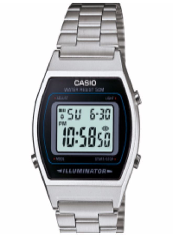 CASIO Men Formal Digital Watch B640WD-1AVDF - 35 mm - Silver - Image 3