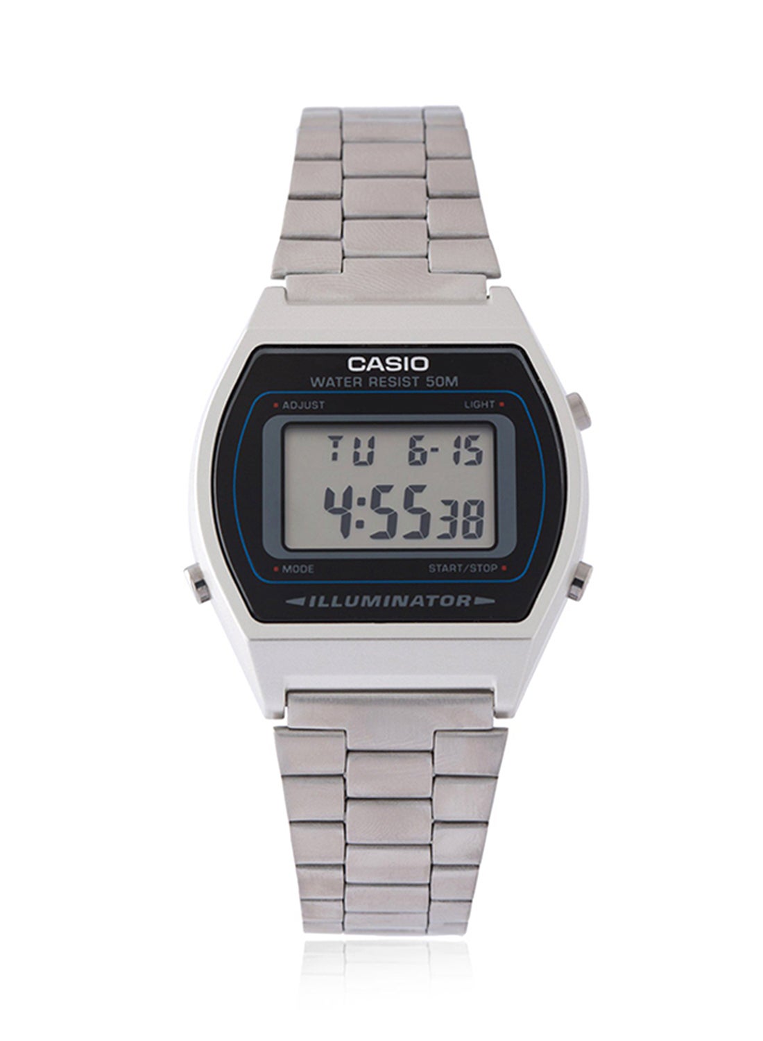 سعر ومواصفات كاسيو ساعة يد رقمية رسمية طراز B640WD-1AVDF - 35 مم - لون فضي رجال (N12927092A) على Noon EG