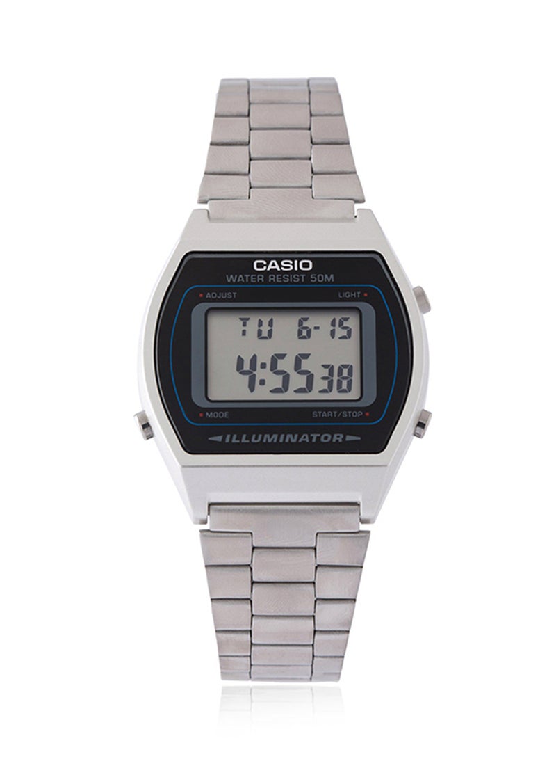 CASIO Men Formal Digital Watch B640WD-1AVDF - 35 mm - Silver - Image 1