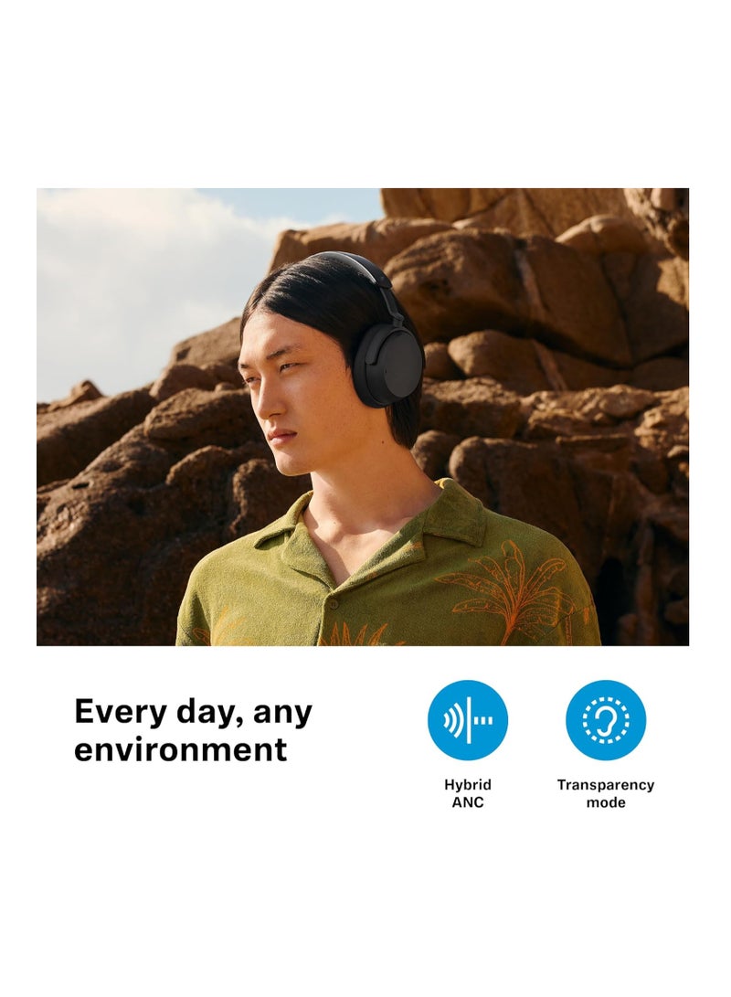 سنهيسر سماعات رأس لاسلكية بتقنية البلوتوث من Consumer Audio Accentum - عمر بطارية يصل إلى 50 ساعة، صوت، خاصية إلغاء الضوضاء الهجينة (ANC)، راحة طوال اليوم وصوت واضح للمكالمات - Image 4