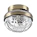 Waldosia 112 Scale Miniature LED Ceiling Lamp Set 2Pack Clear Etched Shade Dollhouse Lighting Fixture Brass - Image 4