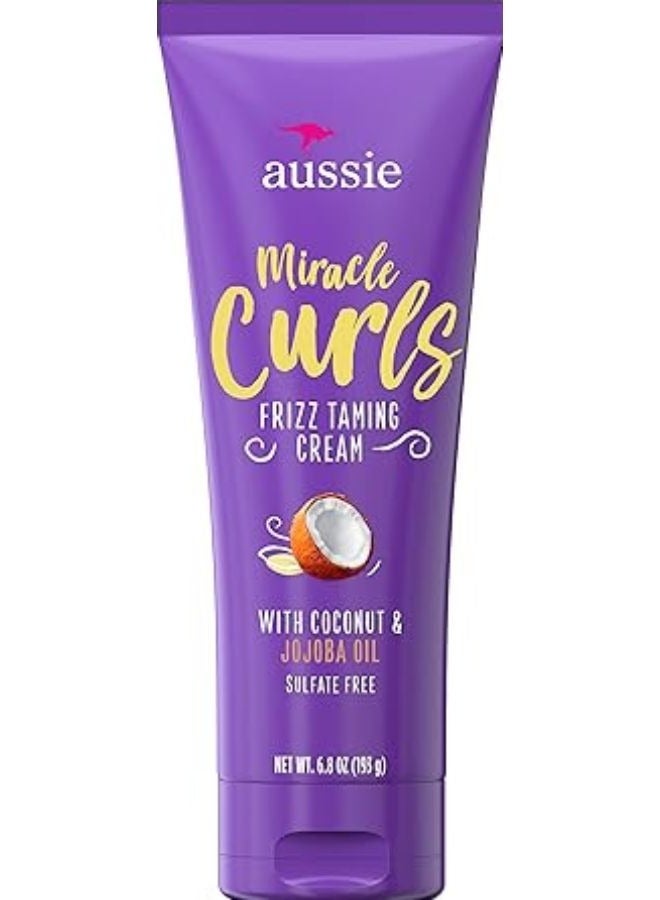 أوسي كريم ميراكل كيرلز لترطيب الشعر المجعد مع زيت الجوجوبا الأسترالي بجوز الهند 193 جم - Image 2