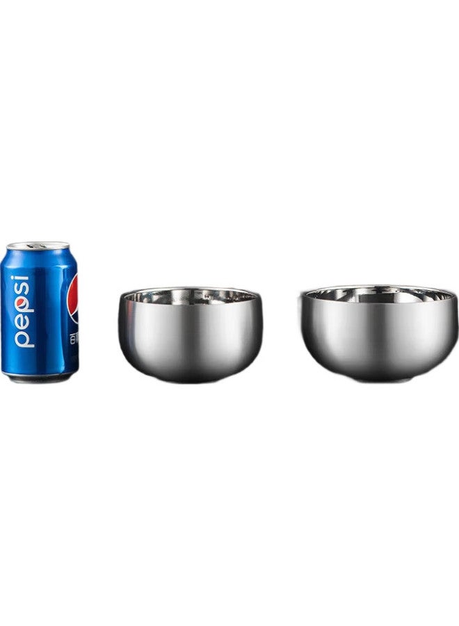 MAX COOK Meichun (Maxcook) 316L Stainless Steel Bowl, Double-Layer Insulated Soup Bowl, Rice Bowl, Tableware, Noodle Bowl, 13Cm Mccu2029 - Image 2