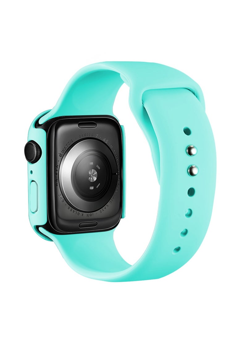 GULFLINK Silicone Watch Band 200mm Length for Apple iWatch 7 41mm - Image 1