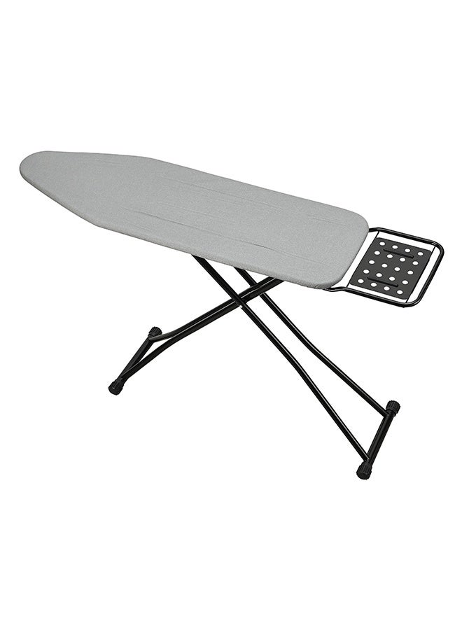 LAWAZIM 13"x43" Ironing Board with Iron Rest - Foldable and Heat Resistant Iron Rest, Padded Surface, Lightweight Black Frame with Gray Cover - for Small Spaces, Apartments, Laundry Rooms, and Closets - Image 5