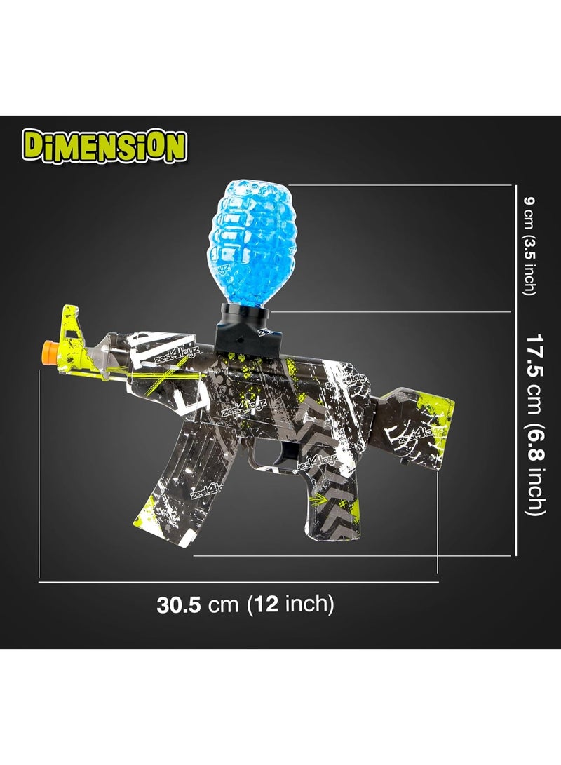 Shooting Gun for Kids Toy Gun with Water-Absorbing Bullets | Water Gel Ball Gun Toy with Rechargeable Battery USB Charger and Bullet Bottle |Gift for Boys and Girls (Green) - Image 5