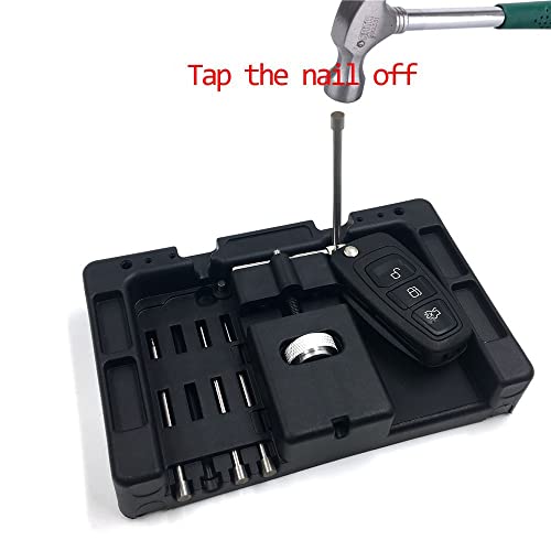 AUOKAY Car Flip Key Vice Fixing Pin Remove Tool for Car Door Key Repair The Key Repair - Image 3