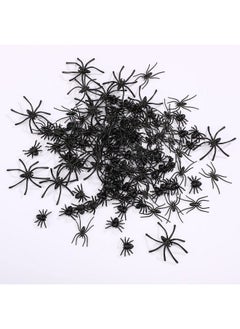 Civaner 3 Sizes 120 Pieces Plastic Spiders Small Plastic Spiders Fake Tiny Spiders Terror Prank Props For Home And Party Decorations 2 X 1.8 Inch 1.5 X 0.8 Inch 0.9 X 0.6 Inch  - Image 5