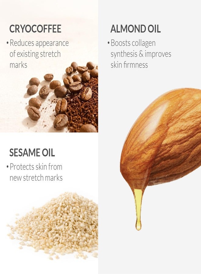 AreoVeda Natural Belly & Body Oil | Suitable for Stretch marks | Boosts Elasticity & Skin Firmness | With Almond Oil, Shatavari & Coffee | Relieves Stress | Pregnancy & Breastfeeding Safe| 50ml - Image 3
