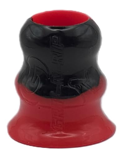 Grip-N-Rip II Softball Bat Taper Non-Slip Ergonomic Grip for Secure Hold Durable & Long-Lasting Easy Installation Fits Most Softball Bats Ideal for Enhanced Comfort & Performance (Black/Red) - Image 1