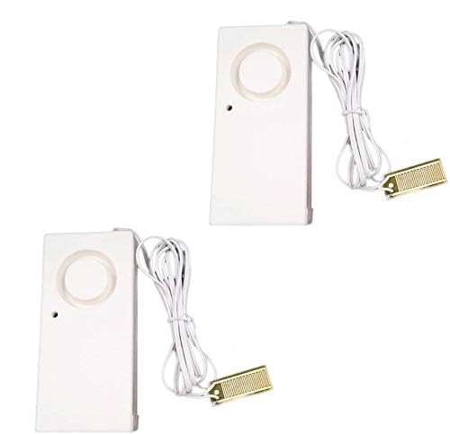 Ximimark 2Pcs Water Leak Alarm Flood Level Bath Tub Sink Overflow Detector Sensor Home Garage Kitchen Security Alert 120db - Image 2