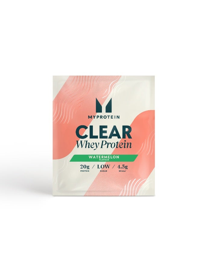 Myprotein Clear Whey Protein Watermelon Flavour 500 g, 20 g Protein, Low Sugar, 4.5 g BCAA* 