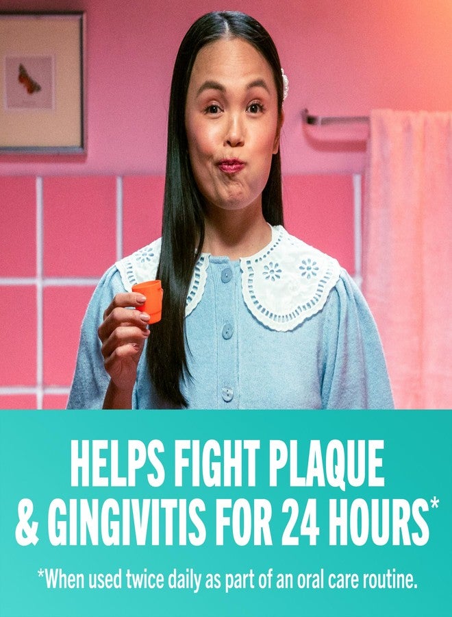 TheraBreath Plaque Control Pre-Brush Oral Rinse, Refreshing Mint Flavor, Antigingivitis and Antiplaque Rinse, Dentist Formulated, Alcohol Free, 16 Fl Oz (Pack of 2) - Image 3