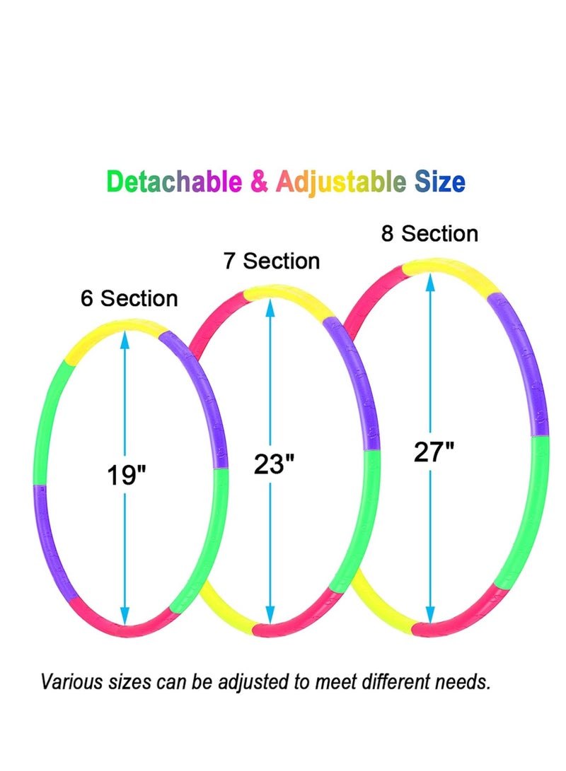 NYVIO hula ring hoops ring for excercise hoola hoop for kids detachable exercise children hoopa for sports & playing"  Sort - Image 3