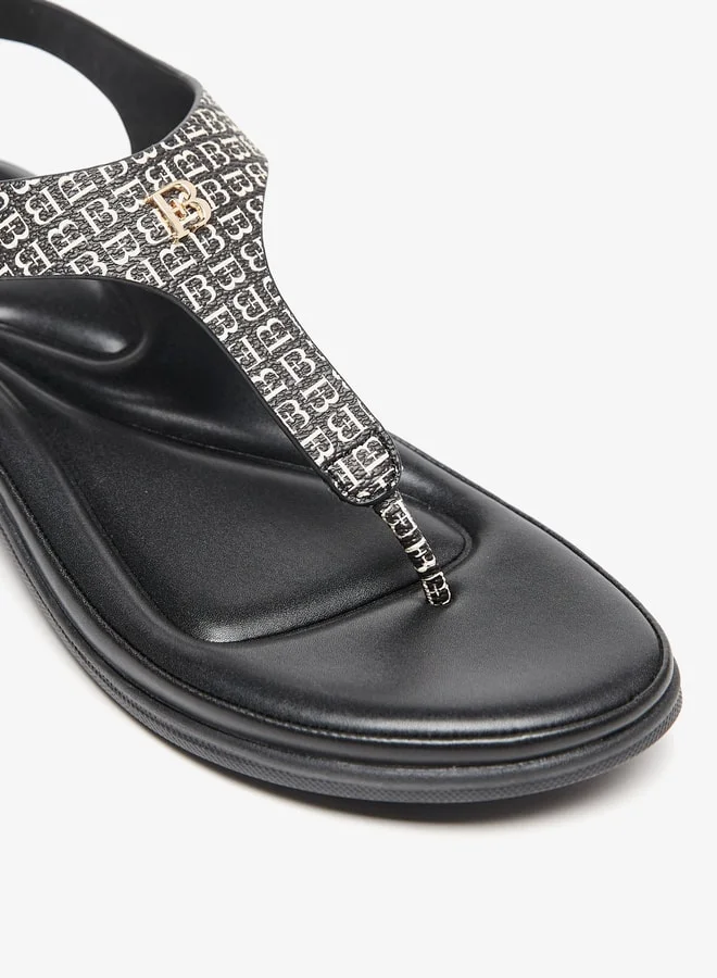 Flora Bella By Shoexpress Womens Printed Flatform Sandal With Buckle Closure