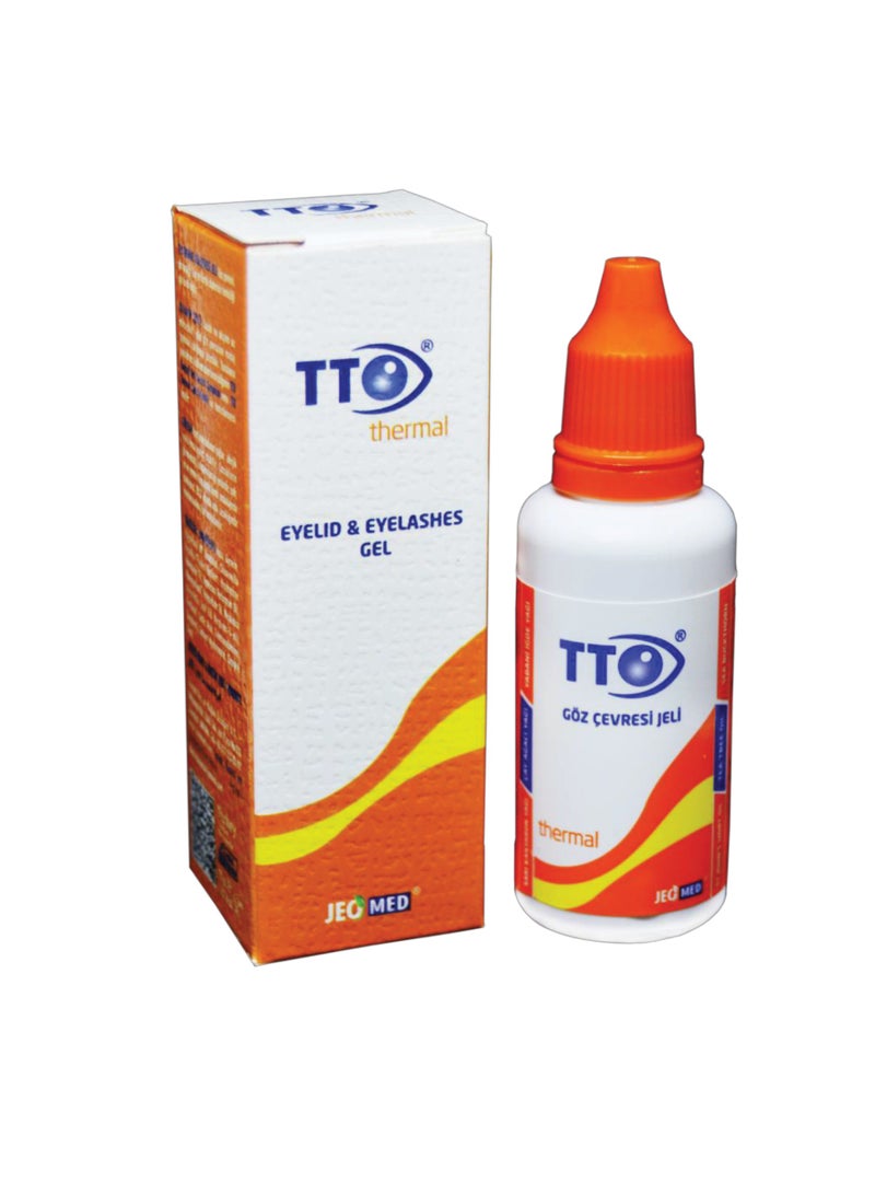 TTO Thermal TTO Thermal Eyelid & Eyelashes Gel - Infused with Tea Tree Oil & Hyaluronic Acid - Infection Relief & Treatment for Resistant Ocular Surface Disorders - Long-Lasting Effect for Demodex Mite Treatment - Overnight Care for Sensitive Eyes. - Image 2