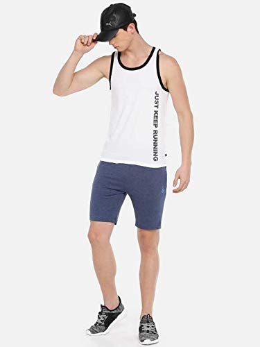 Dollar Mens Cotton Vest Tank Top (Pack of 1) White - Image 5