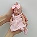 Mire & Mire Mire Mire Reborn Baby Dolls 7 Inch Girl Silicone Mini Doll Realistic Newborn Baby Dolls Silicone Full Body Stress Relief Hand Made - Image 2