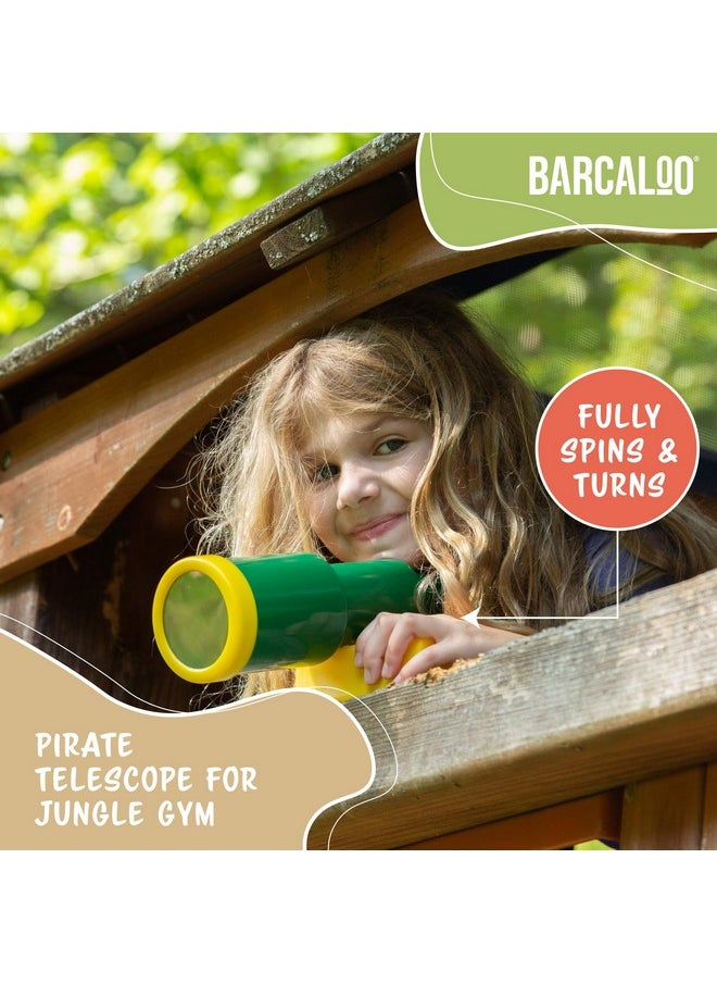 Barcaloo - Kids Playset Telescope - Outdoor Backyard Playground Accessories For Kids Outdoors, Pirate Telescope For Swingset, Jungle Gym Accessories, Treehouse, Playset Accessories - Image 1