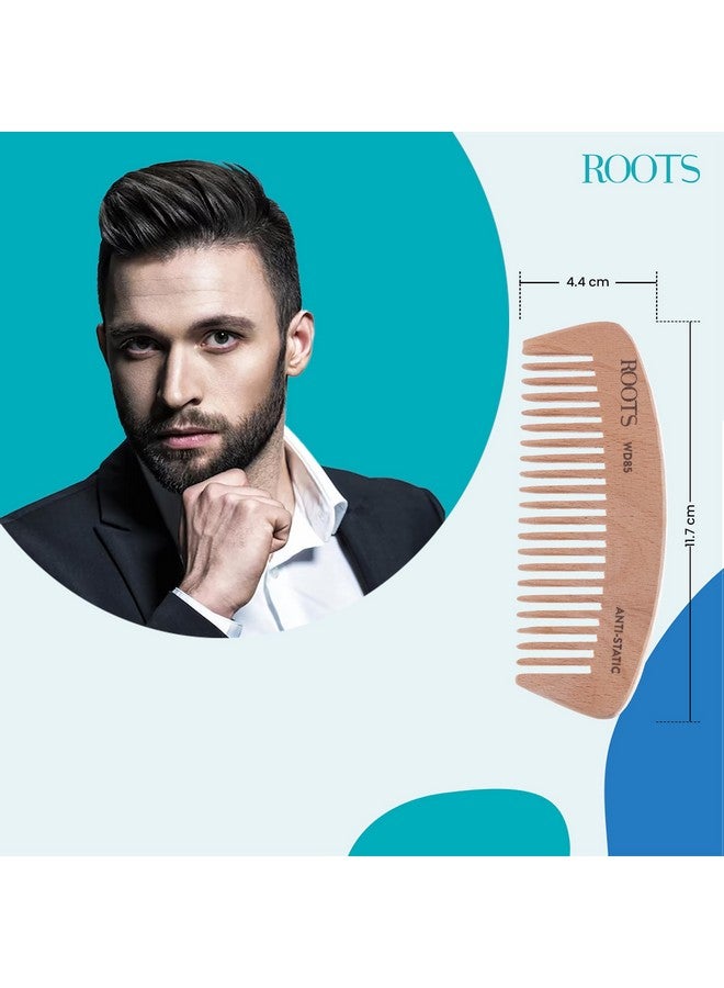 Roots Roots - Wooden Dressing Hair Combs - For Man and Woman - WD85 - Image 3