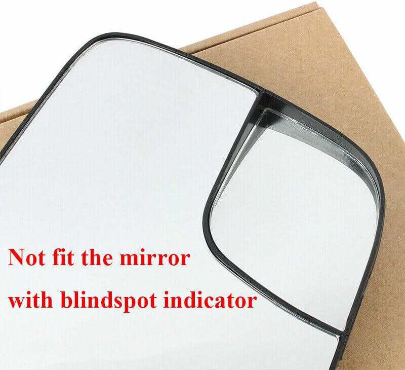 MUTUSAISI Right Passenger Side Heated Mirror Glass for Ford Explorer - Image 2