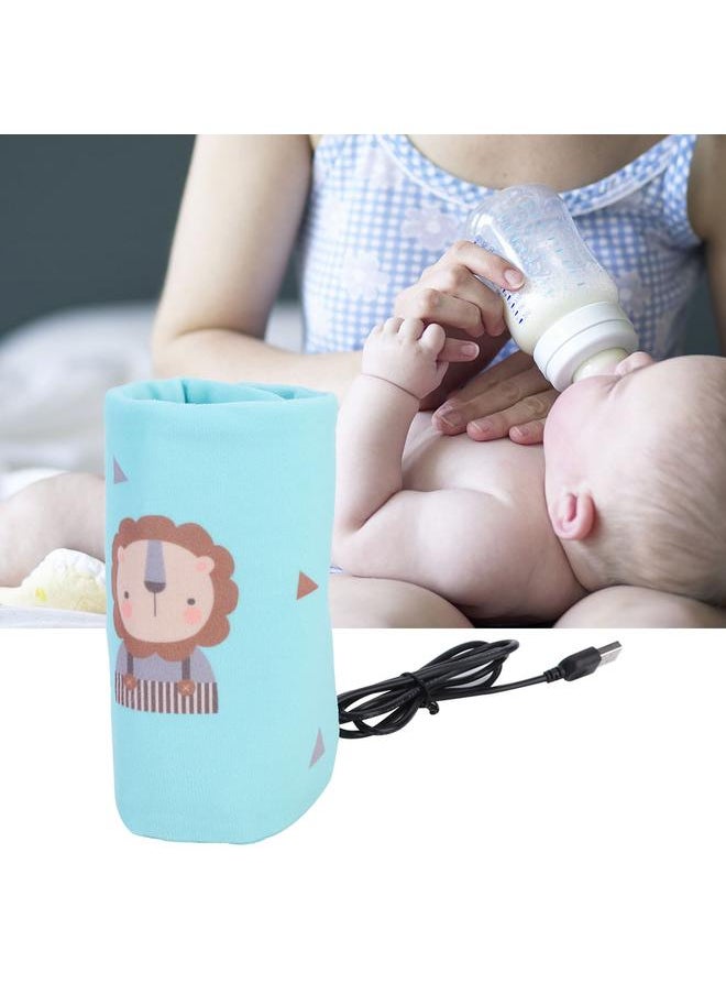 Thoraya - Portable USB Baby Bottle Warmer Constant Temperature Infant Feeding Bottle WarmerGreen Without Switches - Image 1