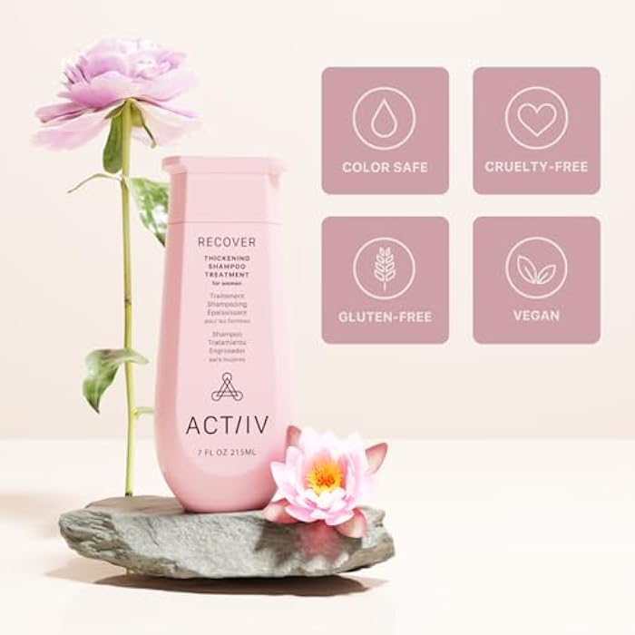 ACTIIV شامبو علاج تكثيف ACTIIV للنساء | يدعم مظهر شعر أكثر كثافة وصحة، يدعم صحة فروة الرأس، نباتي، آمن للألوان، مناسب لجميع أنواع الشعر - Image 5