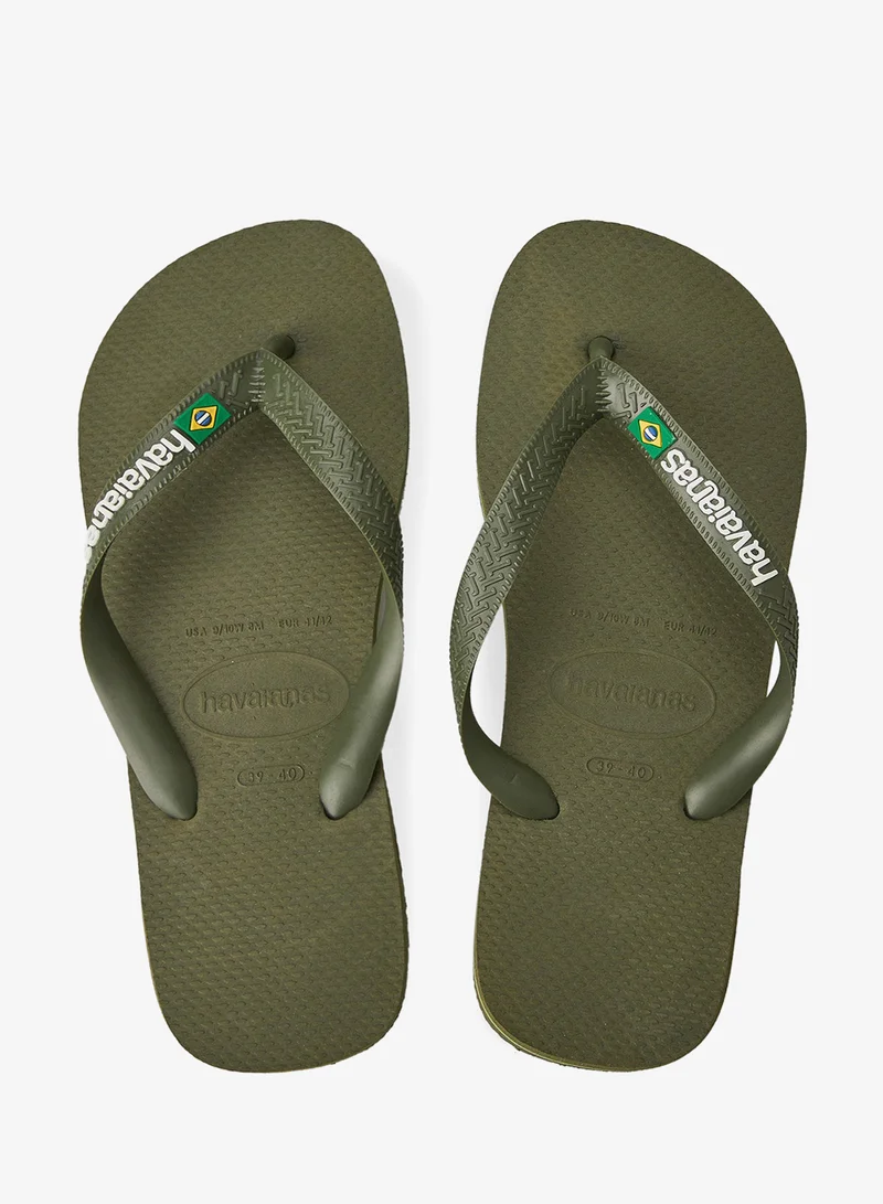 Brasil Logo Flip Flops