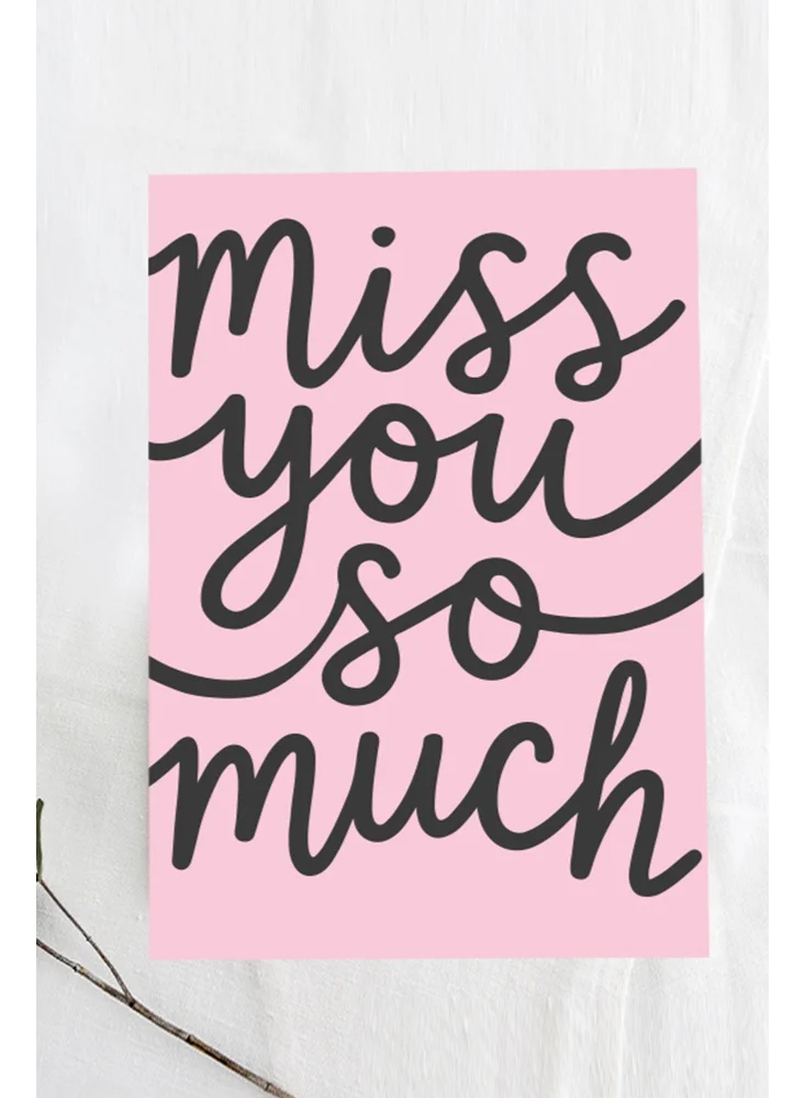 شير ذا لوف  بطاقة معايدة "أفتقدك كثيرًا" - بطاقة "أفكر فيك" للصديق، الشريك، الزوج، الزوجة، الحبيب، الصديقة، العلاقات طويلة المدى، التعاطف، الوداع، الحب والدعم