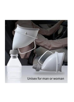 Excefore Unisex Urination Device, Travel Emergency Toilet, Urinal Device with Tube and Handle, Travel Pee Bottle for Men and Women, Urinal Pee Funnel, Women Pee Cup Stand Up for Outdoor, Camping, Patient  - Image 2