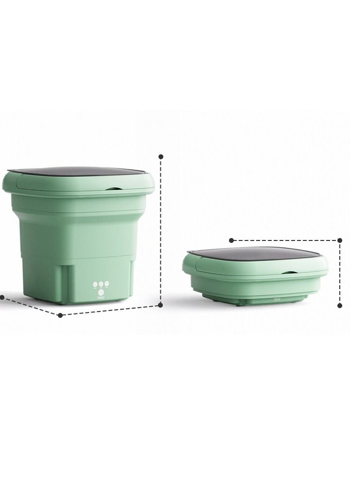 SOSEKO Portable Mini Folding Travel Washing Machine Foldable Small Clothes Laundry Tub - Image 1