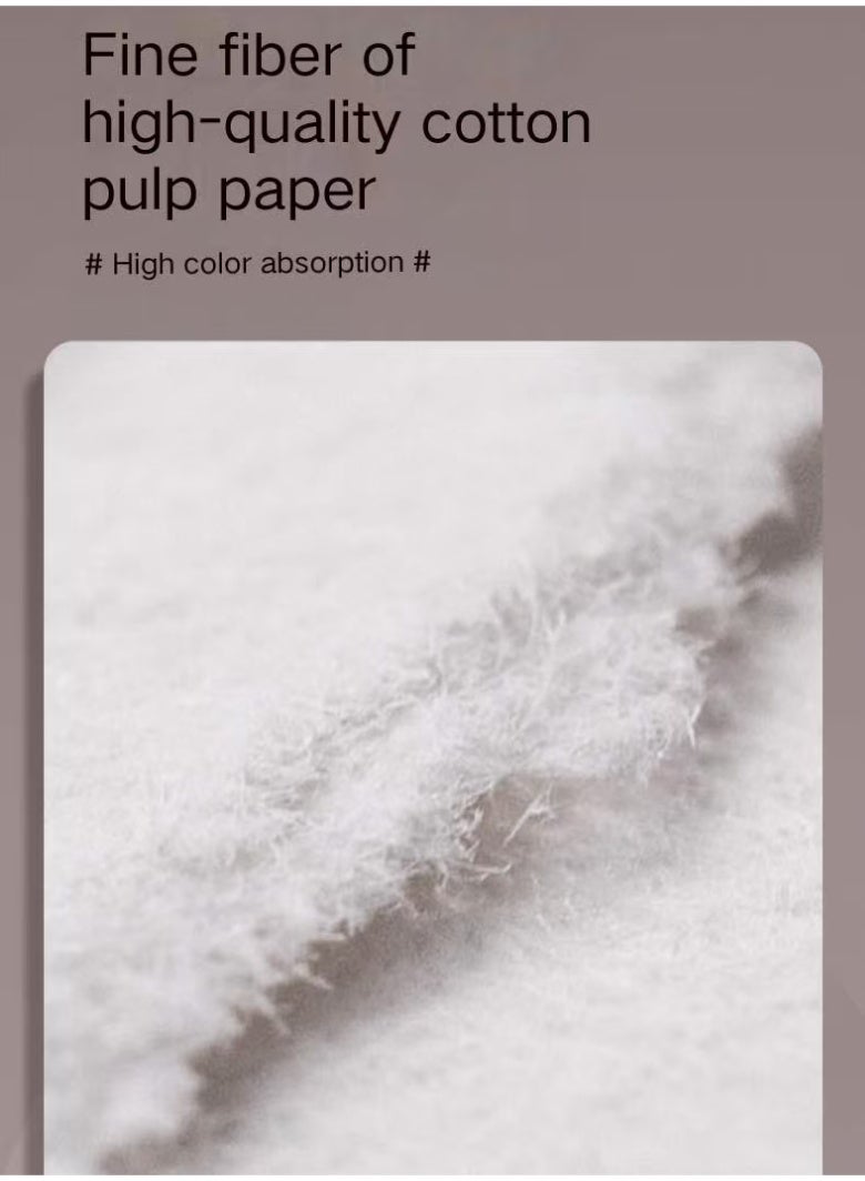  طائرة ورقية ورق ألوان مائية مقاس A5 مصنوع يدويا من القطن بنسبة 100% بحواف 300 غرام لكل متر مربع، صديق للبيئة ومستدام للخط وبطاقات التهنئة والدعوات والقرطاسية والزفاف وصناعة الطباعة (20 ورقة) - Image 5