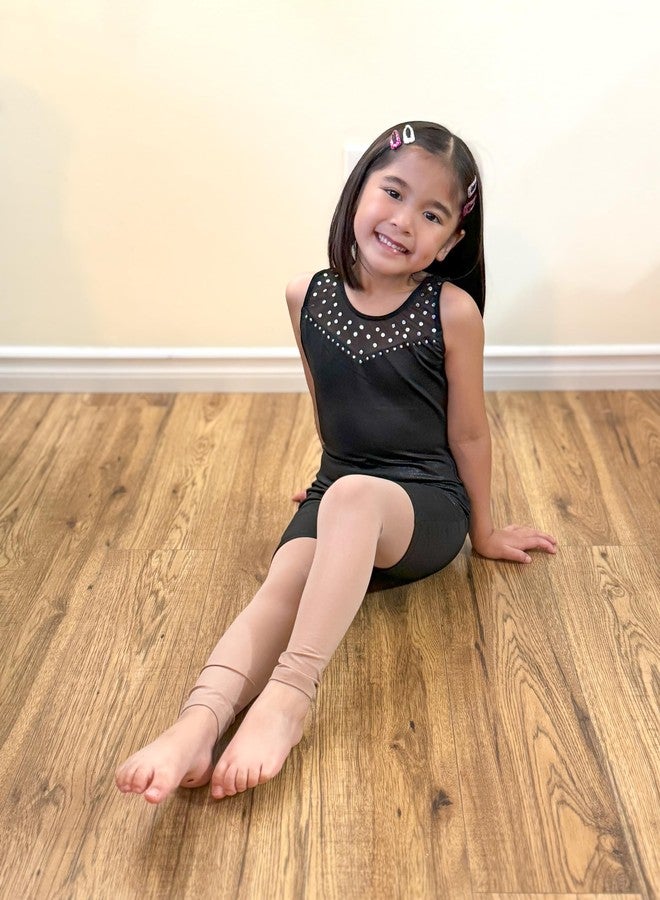 Stelle Girl's Footless Tights Ultra Soft Dance Tights for Ballet, Gymnastics, School (Toddler/Little Kid/Big Kid)(Tan, M) - Image 4